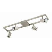 Eglo Zeraco spot/4, led, gu10, 4x5w, 4x400lm, nikl-mat