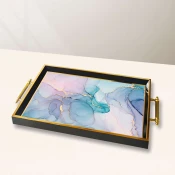 Aberto Design Poslužavnik TPA10028 50 x 29 x 3.5 cm, Šareni