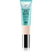 IT Cosmetics Your Skin But Better CC+ Cream Natural Matte matirajoči tekoči puder SPF 40 za ženske Fair Porcelain 32 ml