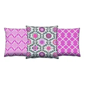 Aberto Design Set 3 jastuka 43x43cm Šareni