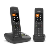 Brezžični telefon Gigaset C575A Duo DECT/GAP, črn