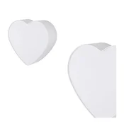 TK Lighting Otroška stropna svetilka v obliki srca HEART WHITE 5925