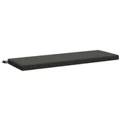 Vidaxl Blazina za klop SOEST 100% poliester Antracit 110 x 40 x 5 cm