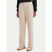 Vero Moda Hlače iz tkanine Hali 10339404 Bež Straight Fit