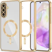 Ovitek Tech-Protect Magflex Magsafe za Galaxy A37 5G - sijoče zlato