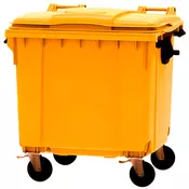 Plasticni kontejner 1100l ravan poklopac narandžasta 2008-10