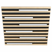 EGLO Plafonjera MARREIRA LED 57,5x57,5 drvo/crna 39898