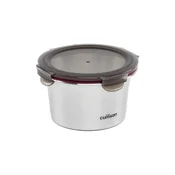 Round food storage container, stainless steel, 920 ml, Flora - Cuiti