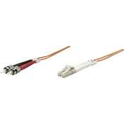 Staklena vlakna Svjetlovodi Priključni kabel [1x Muški konektor LC - 1x Muški konektor ST] 62,5/125 µ Multimode OM1 5 m Intellinet