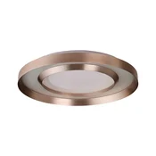 Brilliant LED stropna svetilka Onix, O 60 cm, rožnato zlata, kovina - Dnevna soba/jedilnica - Sodobni - roza zlato - Aluminij