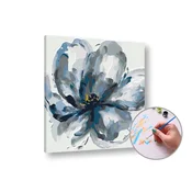 Slikanje po številkah MYSTIC FLOWER | nizka težavnost - na okvirju