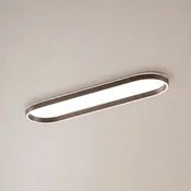 Lucande LED stropna svetilka Rylan, 112 cm, rjava, z možnostjo regulacije - Dnevna soba/jedilnica - Sodobni - rjava, bela - Kovina