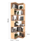 HANAH HOME Polica za knjige CPT4805 192