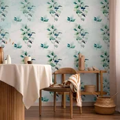 shumee Foto tapeta - Mint nature - enoten vzorec v rastlinskem motivu z zelenimi listi