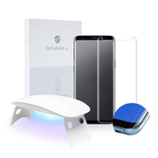 Premium zaščitno steklo Optishield Lux za Samsung Galaxy Note 9 in UV svetilka