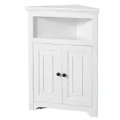 VEVOR Kotna shramba omara 645x325x845 cm bela