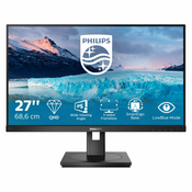Philips S Line 275S1AE/00, 68,6 cm (27), 2560 x 1440 pikseli, 2K Ultra HD, LCD, 4 ms, Crno