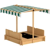 Homestar Peskovnik 106x106x115 cm rjave barve