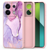Silikonski ovitek Marmor za Xiaomi Redmi Note 13 Pro 4G - roza