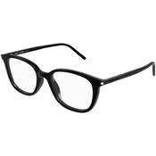 Saint Laurent SL644/F 001 ONE SIZE (52) Črna/Kristalna