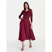 Swing Cocktail obleka 5AI08900 Bordo rdeča Regular Fit