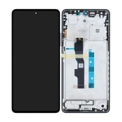 Xiaomi Redmi Note 13 5G 2312DRAABC - LCD zaslon + steklo na dotik + okvir (Graphite) - 5600020N1700 Genuine Service Pack