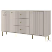 Komoda Vesper 160 2D3SZ - kašmir, na zlatih nogah