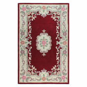 Rdeča volnena preproga Flair Rugs Aubusson, 120 x 180 cm