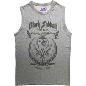 Black Sabbath The End Mushroom Cloud Tank Grey XL Majica