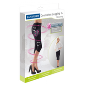 Lanaform hlače za hujšanje in oblikovanje postave z mikrokapsulam COSMETEX LEGGING 3/4, črne, M
