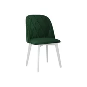 Stol Victorville 369 (Riviera 38) Zelena, Bela, 83x48x55cm, Blago, Lesen