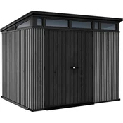 KETER PENT venetian grey 9X7 vrtna hiška horozontalno siva