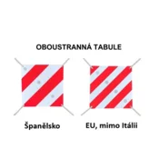 Warning sign 50 x 50 cm (for the entire EU except Italy)