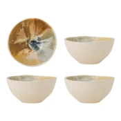Komplet posod Bloomingville Lacey 625 ml 4-pack rumena barva