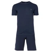 Emporio Armani Kratka pižama marine/siva