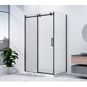 DRAGON BLACK Pravokotni zaslon 1400x900mm L/R varianta - 140x90 cm - Gelco - DRAGON - 36 - Pravokotne tuš kabine - 1400 - 2000 - 900 - 8 - 14