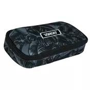 Pernica prazna 1zip Target Compact Grey Flowers 26802