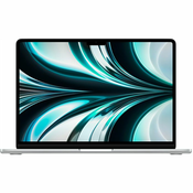 Notebook Apple MacBook Air 13.6 Retina, M2 Octa-Core, 8GB RAM, 512GB SSD, Apple 10-Core Graphics, CRO KB, Silver mly03cr/a