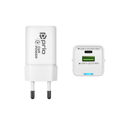 Polnilec/adapter USB-A/USB-C, GaN, PD, 35 W