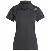 Ženski teniski polo majica Adidas W Club Graphic Polo - grey six/acid red