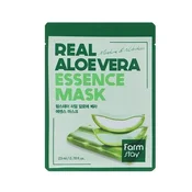 Farmstay Real Aloe Essence Mask – Vlažilna maska v lističu z izvlečkom aloe 1kos/23ml