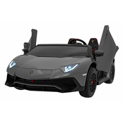 Licenciran avto na akumulator Lamborghini Aventador SV STRONG - dvosed - siv