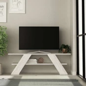 HANAH HOME TV polica Farfalla Antique White