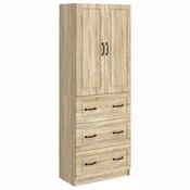 Vidaxl Set omar 2 szt. Sonoma hrast 66 x 34,5 x 87 cm Inženirski les