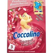 COCCOLINO Spring dišeči dišeči garderobni žepi 3 kosi - roza