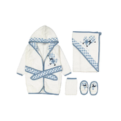 Set bademantil plavi 220604