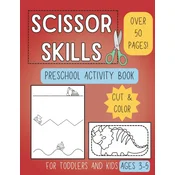 Scissor Skills Preschool Activity Book