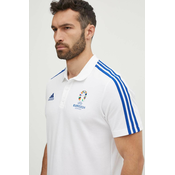 Polo majica za vježbanje adidas Performance Euro 2024 boja: bijela, s tiskom, IT9289