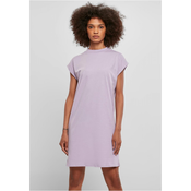 Womens Turtle Extended Shoulder lilac dress