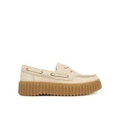 Clarks Nizki čevlji Torhill Boat 26186302 Écru